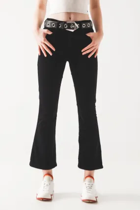 Cord Flare In Black