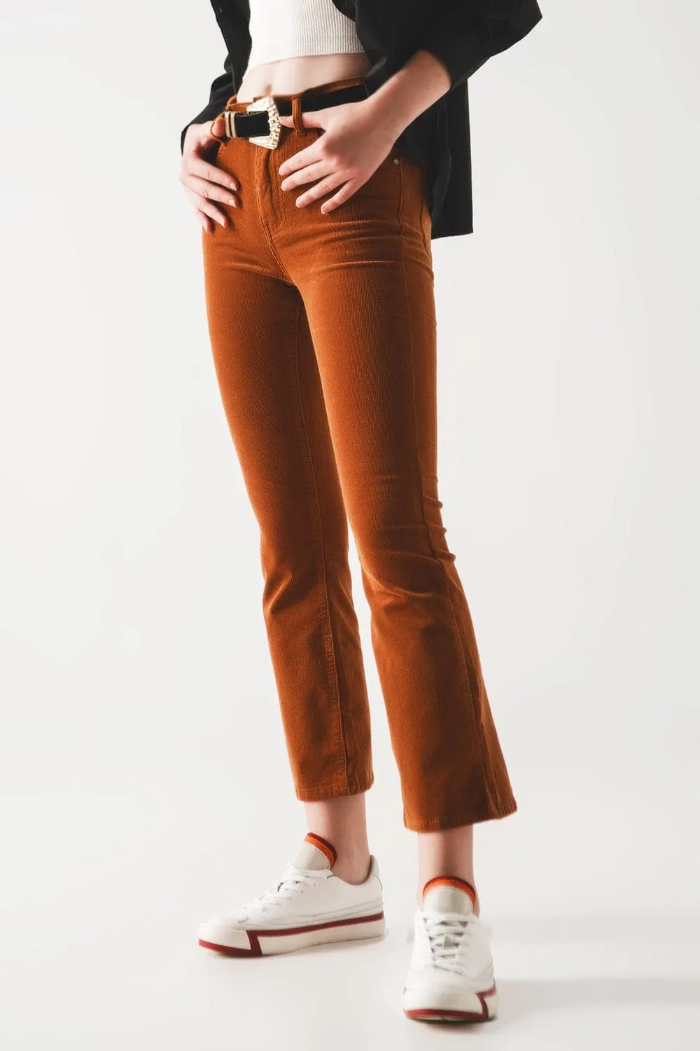 Cord Flare In Camel