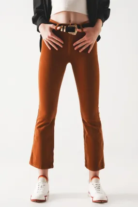 Cord Flare In Camel
