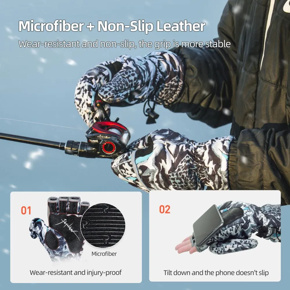 Ice Fishing Gloves - For Cold Weather - JAYCLAW