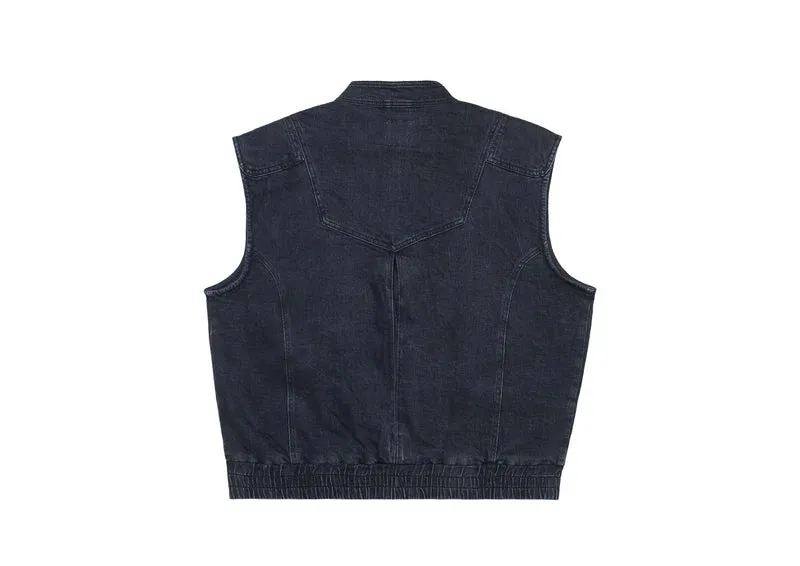 Seventy & Mochi Oversized Juno Sleeveless Jacket Washed Black