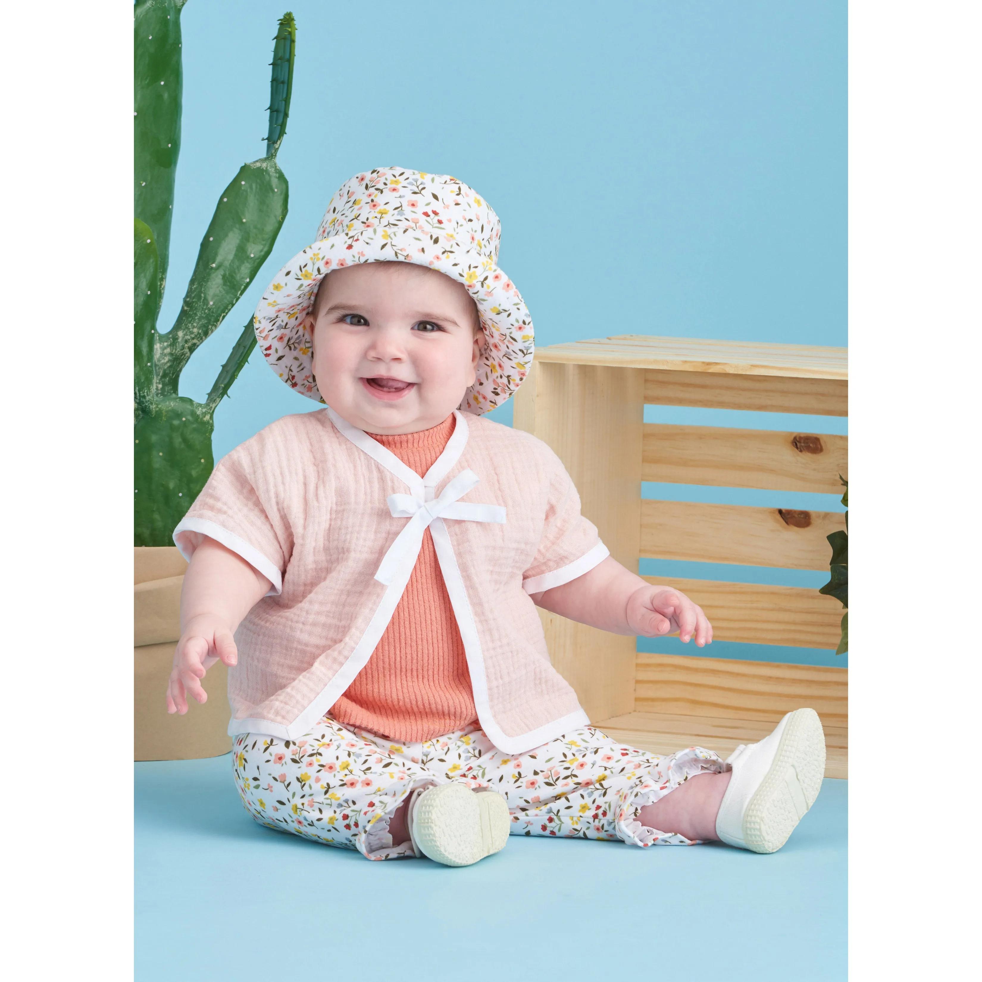 Simplicity Sewing Pattern 9616 Babies' T-Shirts, Jacket, Pants and Hat