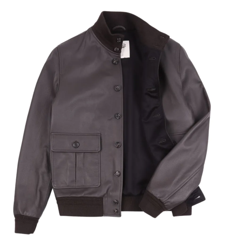VALSTAR Deerskin Cashmere Jacket BROWN
